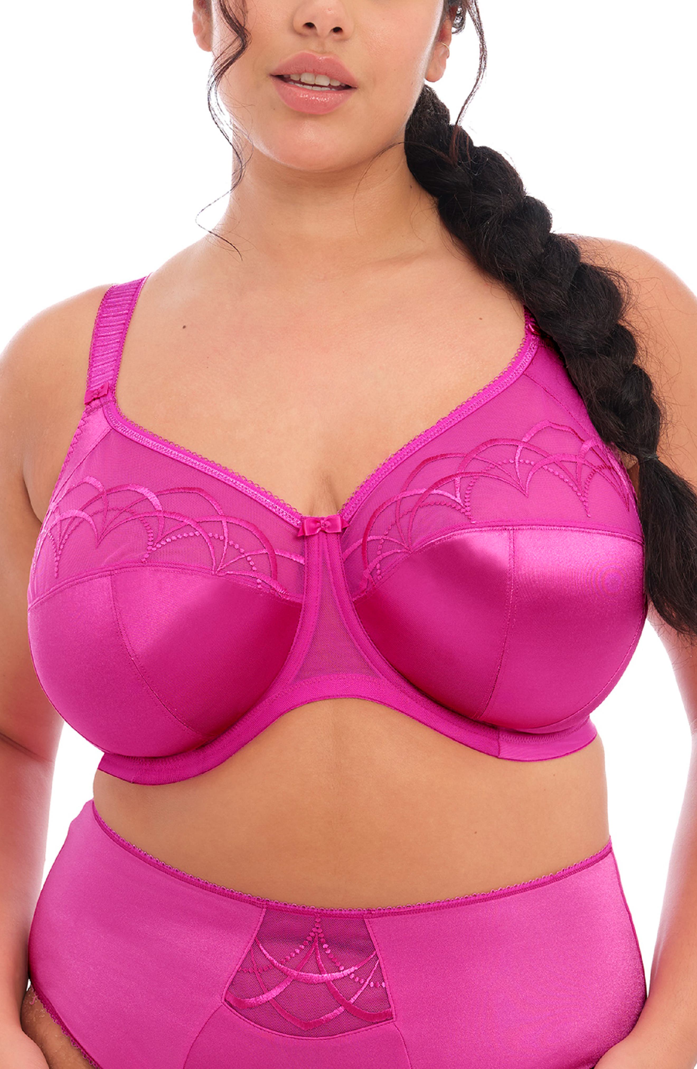 Elomi Womens Plus-Size Cate Underwire Full Cup Banded Bra 